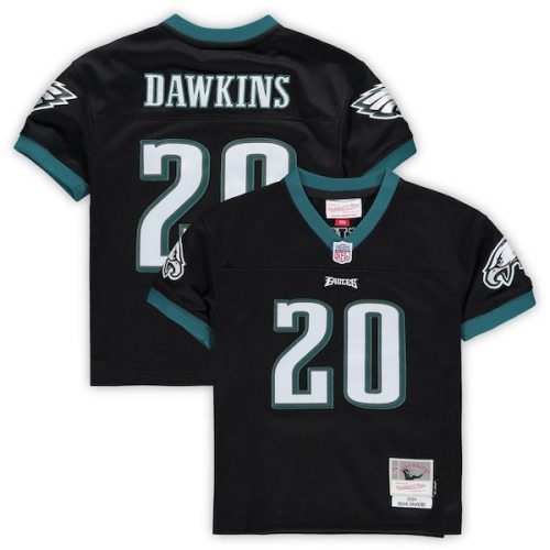 Preschool Philadelphia Eagles Brian Dawkins Mitchell & Ness Black Retired Legacy Jersey
