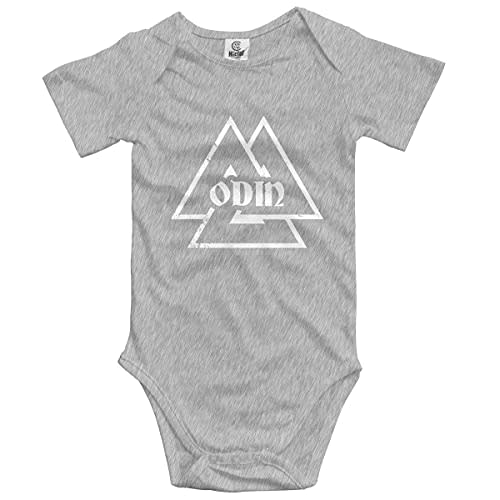 Baby Valknut, The Symbol of Odin God Family Newborn Short Sleeve Romper Unisex Bodysuit