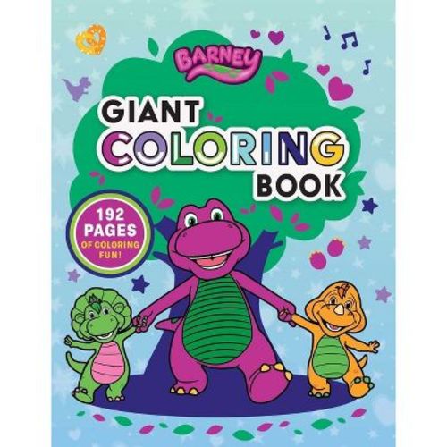 Barney: Giant Coloring Book - (Barney's World) by Mattel (Paperback)