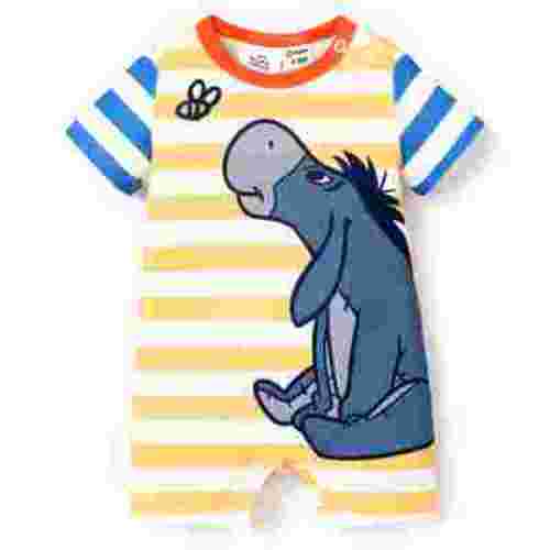 Disney Winnie The Pooh Baby Boys Girls Romper Short Sleeve Stripes Onesies Outfits Newborn to Infant Size 0/3-18M