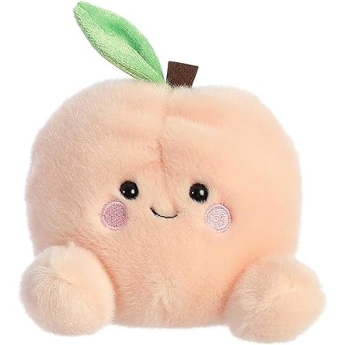 Aurora® Adorable Palm Pals™ Mellow Peach™ Stuffed Animal - Fun Collectible Plush for Kids and Adult Collectors - Perfect for Decorating Rooms and Birthday Gifts - Pink 4.5 Inches