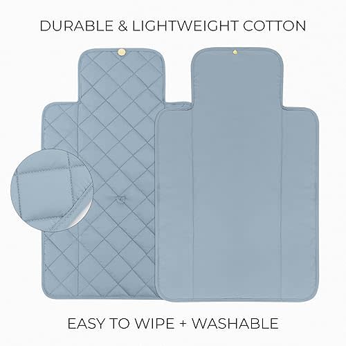 Portable Diaper Changing Pad - Soft and Easy to Clean Diaper Changing Mat for Babies - The Perfect Lightweight and Foldable Pad for Traveling