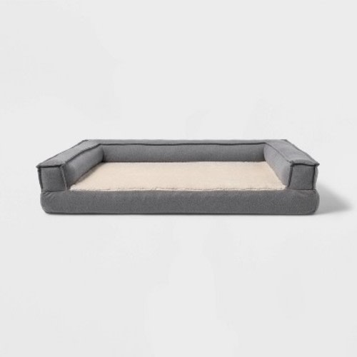 3-Sided Bolster Dog Bed - L - Boots & Barkley™