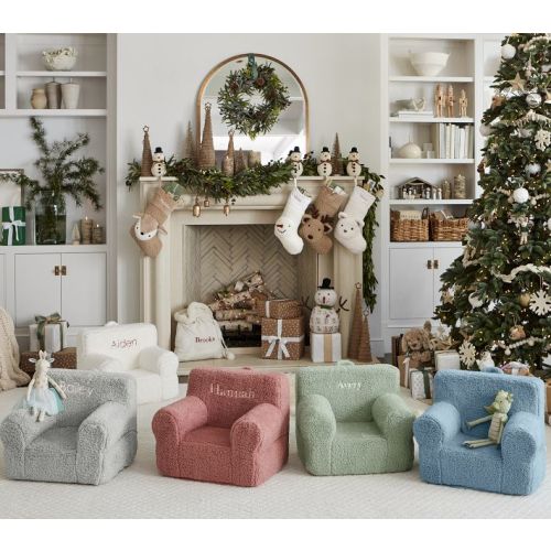 My First Anywhere Chair®, Gray Cozy Sherpa