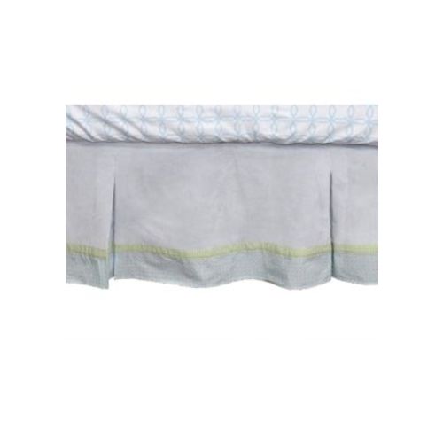 Baby Boys Blue Corduroy Crib Dust Ruffle