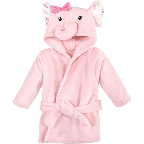 Hudson Baby Unisex Baby Plush Animal Face Bathrobe