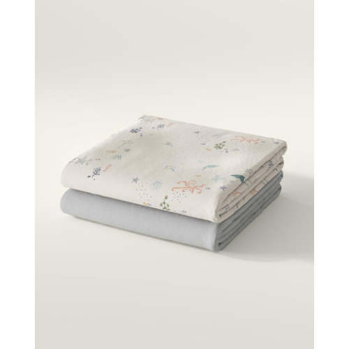 Seascape Crib Sheet Set