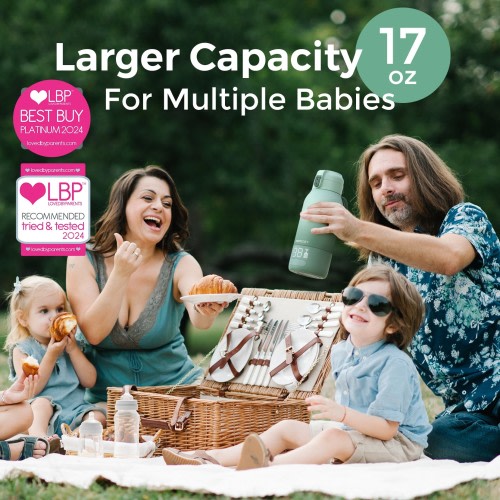 Superfast Portable Breast Milk & Water Warmer for Travel - Green - No Size