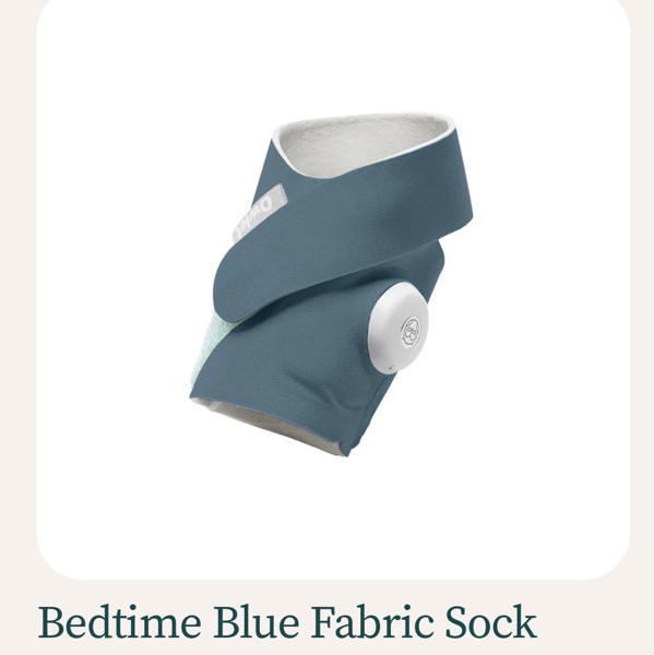 Bedtime Blue Fabric Sock – Owlet US