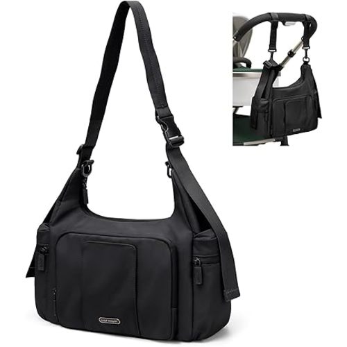 14L Puffer Diaper Bag Tote, Large Capacity Travel Diaper bags, Crossbody Hospital Bag for mom