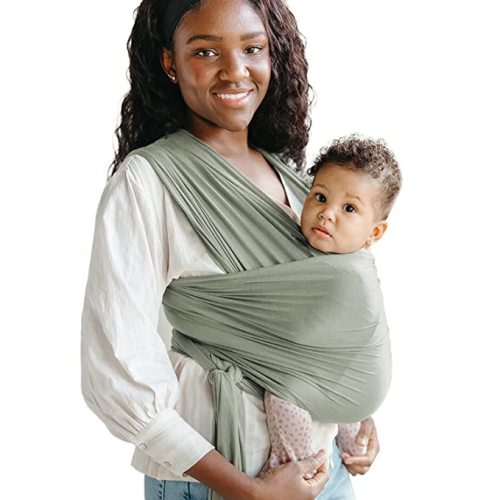 Solly Baby Wrap Baby Carrier: Lightweight Baby Carrier Wrap, Infant Carrier, Newborn Carrier, Baby Sling Carrier - Baby Products for Newborns, Baby Gear, Baby Carrier for Men & Women - Ivy