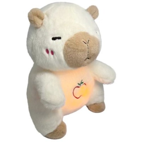 ToysYGift Baby Sound Machine Soothe Breathing Toy, Sensory Details Music Lights Rhythmic Breathing Motion Musical Baby Toy Plush for Newborns