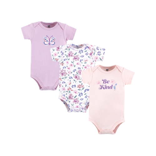 Hudson Baby Bodysuits, 3-Pack, Newborn-18 Months