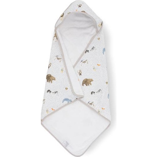Cotton Muslin & Terry Hooded Infant Towel