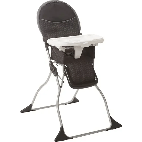 Cosco Kids Highchair for Baby, Simple Foldable High Chair, Convenient, Lightweight, and Compact Design, Black Arrows