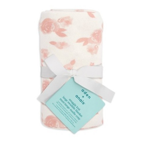 aden by aden + anais Essentials Snuggle Kit Swaddle Blanket - Pink