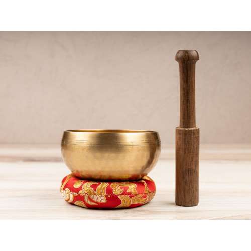 Tibetan Singing Bowl, 3&quot; Hand-Hammered Design, Meditation Bowl, Sound Bowl Chakra Healing, Handcrafted Singing Bowl Set, Spiritual Gift