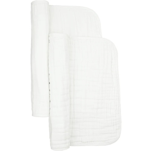 Cloud Muslin™ Burp Cloth 2 Pack - White – Lou Lou & Company