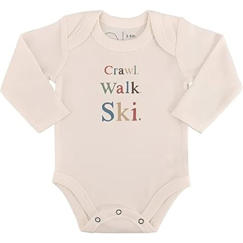 Finn + Emma Organic Cotton Graphic Baby Onesie - Gender Neutral Bodysuits for Babies 0-12 Months in Multiple Sizes and Styles
