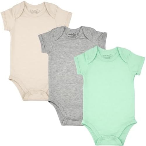 123 Bear Baby Cotton Spandex short-sleeve bodysuits unisex boy girl