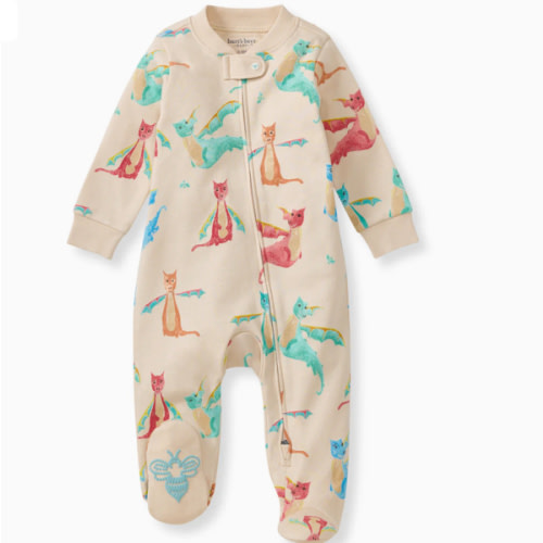 Mystical Dragons Cotton Sleep & Play – Burt's Bees Baby