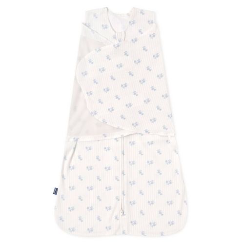 Halo Innovations Sleepsack 100% Cotton Swaddle Wrap - Watercolor Rose Toss Blush - S