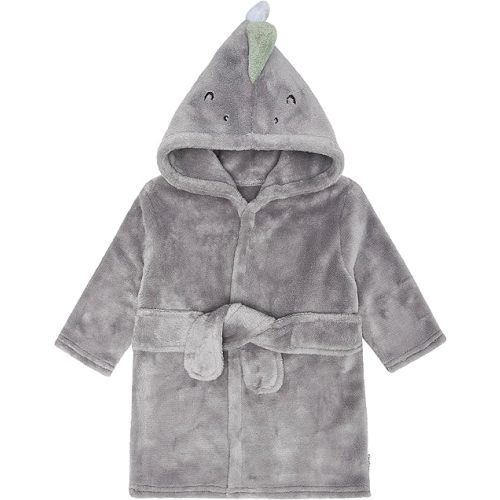 Gerber Unisex Baby Plushy Soft Hooded Animal Character Bathrobe