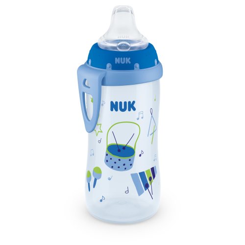 NUK Active Cup, 10 oz Soft Spout Sippy Cup, 12+ Months, 1 Pack, Boys
