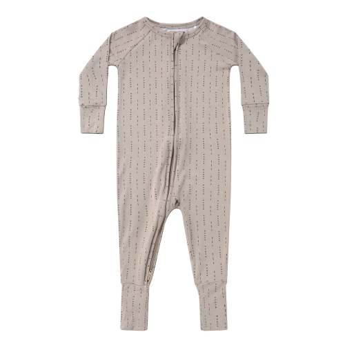 Taupe Lines & Dots Zip Romper
– Brave Little Ones