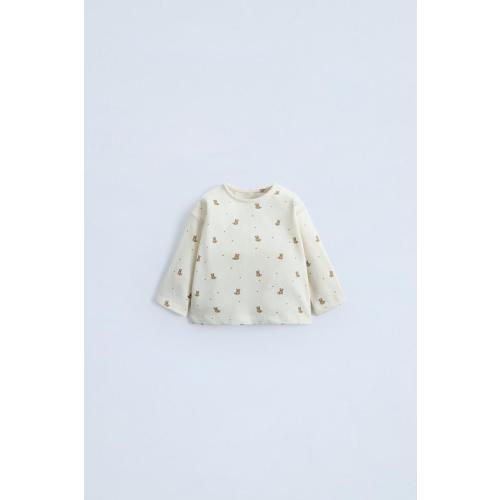 SOFT TOUCH BEARS T-SHIRT - Ecru | ZARA United States