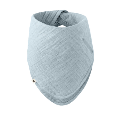 BIBS Organic Muslin Cotton Bandana Bib - Baby Blue
