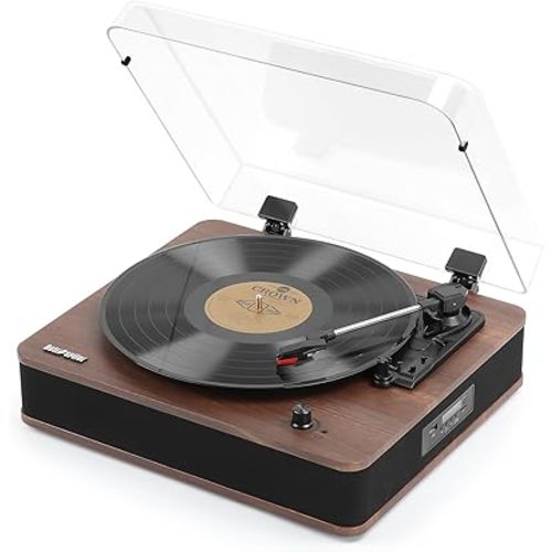Record Player + FM Radio | Walnut