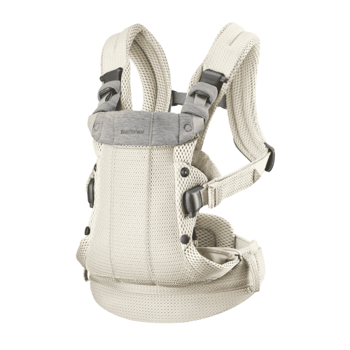 BabyBjorn Harmony 3D Mesh Baby Carrier for Infant, 3-Position, Cream, One Size