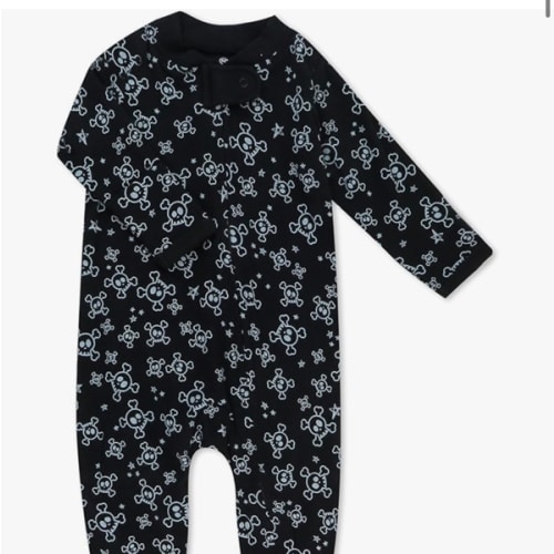 HonestBaby Celebration Sleep & Play Footed One-Piece Pajama Sleeper 100% Organic Cotton