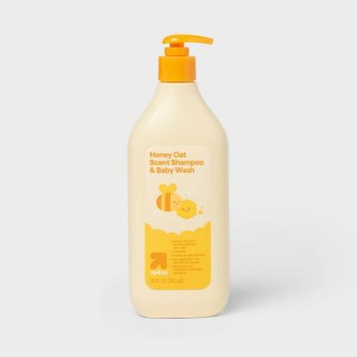 Baby Bath Wash and Shampoo - Honey Oat - 20 fl oz - up&up™