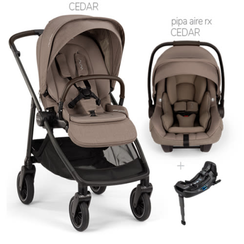 Nuna® SWIV™ Stroller +  PIPA Aire / PIPA RX / PIPA Aire RX Travel System