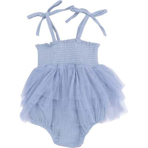 Tutu Bubble, Solid Muslin Dusty Blue