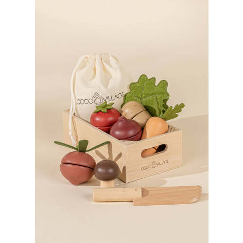 Wooden VEGGIES Playset