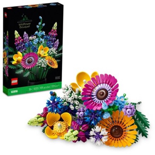Lego Icons Wildflower Bouquet Artificial Flowers 10313