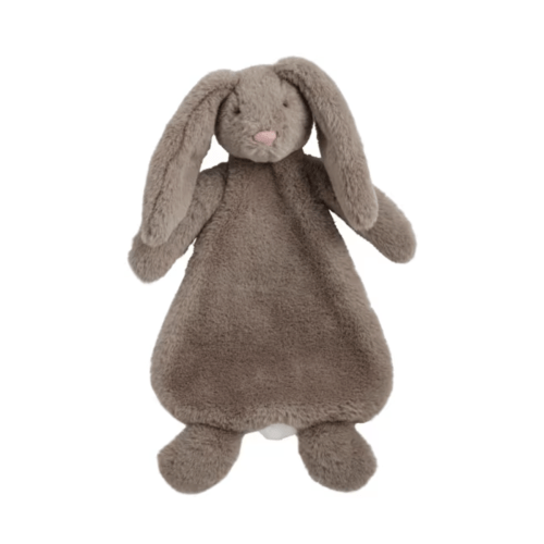 Taupe Bunny Plush Woobie | Kids Favorite Soft Toy | Mud Pie