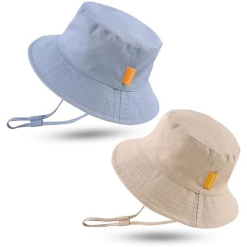 Cotton Baby Sun Hat Infant Toddler Boys Girls Bucket Hats Summer Sun Protection Kids Beach Caps