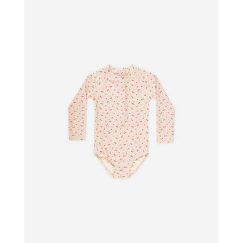 Delphine Rashguard One-Piece || Cherries