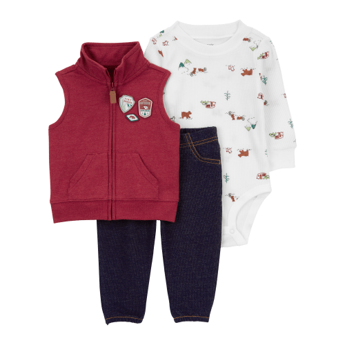 Baby 3-Piece Camping Ranger Little Vest Outfit Set - Carter's | Carter's