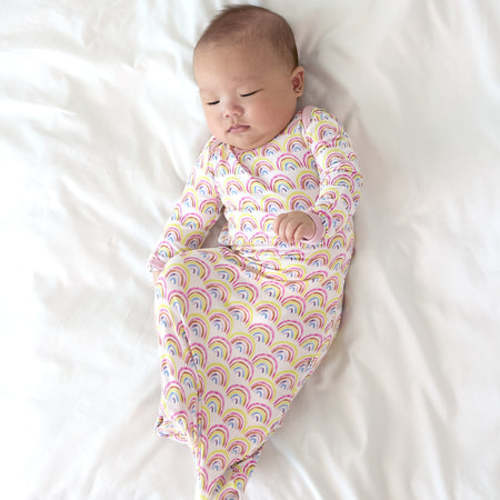 Pastel Rainbows Infant Gown