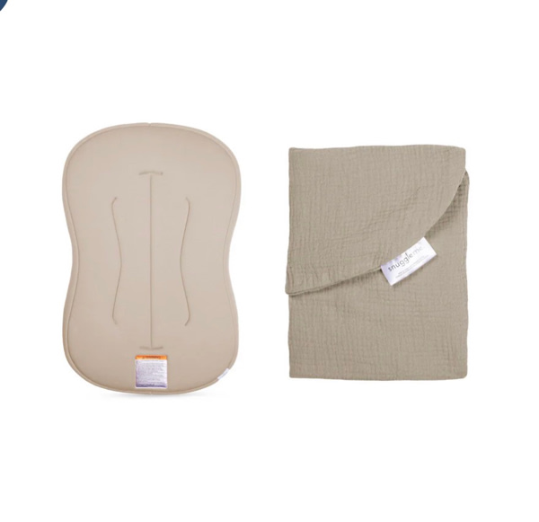 Lounger Curve + Muslin Cover Set | Birch