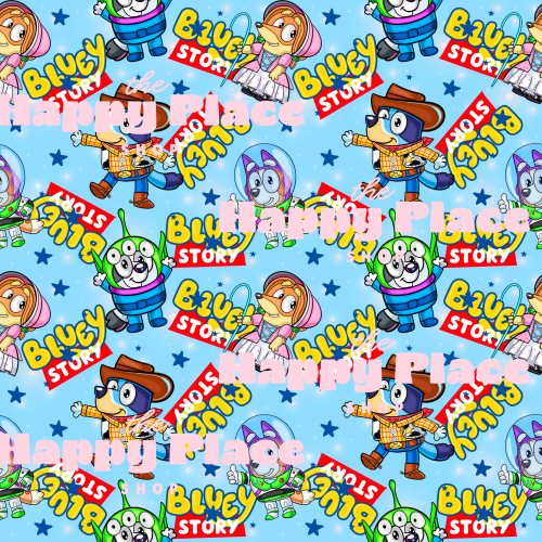 Bluee Story 2 Minky Blanket