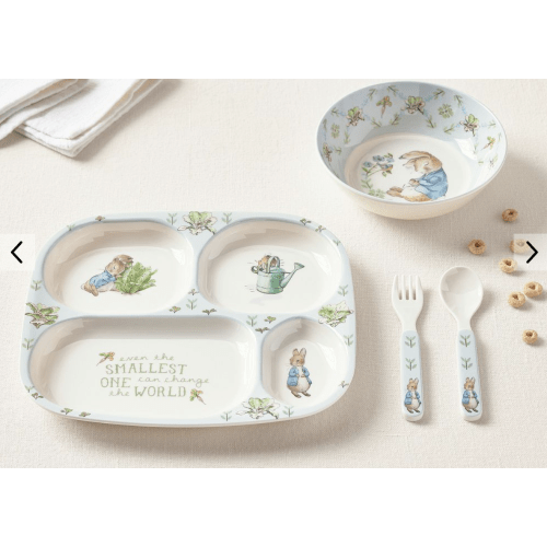 Peter Rabbit™ Nursery Feeding Set | Pottery Barn Kids