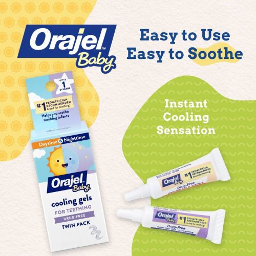 Orajel Baby Daytime & Nighttime Cooling Gels for Teething - 0.36oz
