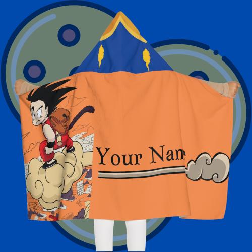 Personalize Dragon Ball Youth Hooded Towel