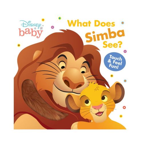Disney Baby: What Does Simba See? - by Disney Books (Board Book)
